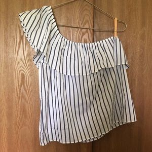 A. Byer One-Shoulder Blouse